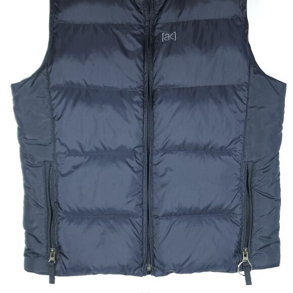 Burton AK Women's Medium Black Goose Down Full-Zip Outdoor Puffer Vest - Picture 3 of 12